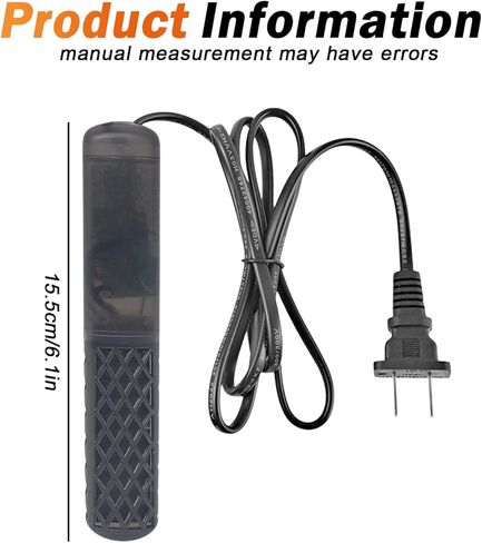 Rhitchy Aquarium Heater Submersible Aquarium Heater 100W Fish Tank Heater Mini Heating Rod Automatic Constant Temperature Turtle Tank Winter Heater Fish Tank Heater for Tanks 5-20 Gallons in Kuwait