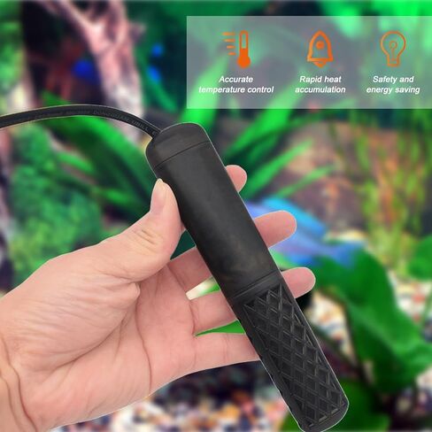 Rhitchy Aquarium Heater Submersible Aquarium Heater 100W Fish Tank Heater Mini Heating Rod Automatic Constant Temperature Turtle Tank Winter Heater Fish Tank Heater for Tanks 5-20 Gallons in Kuwait