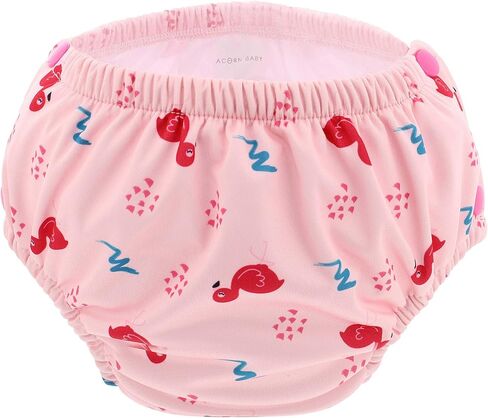 Acorn Baby Toddler Swim Diaper Size 5 and 6 Adjustable - Yellow Pineapple Swimmers Reusable Toddler Swimming Diaper in Kuwait