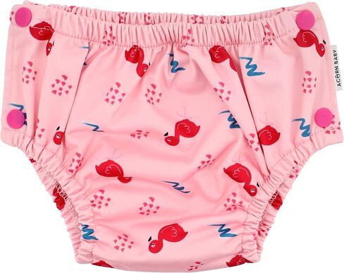 Acorn Baby Toddler Swim Diaper Size 5 and 6 Adjustable - Yellow Pineapple Swimmers Reusable Toddler Swimming Diaper in Kuwait