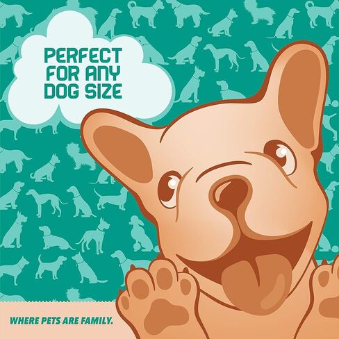 مقود الكلاب القابل للسحب بزاوية 360 درجة من Ruff 'N Ruffus بطول 16 قدمًا للحيوانات الأليفة التي يصل وزنها إلى 110 رطل + وعاء سفر مجاني + موزع أكياس نفايات مجاني و15 كيسًا + سحر LED مجاني | شريط عاكس سهل القفل ومقبض مضاد للانزلاق in Kuwait