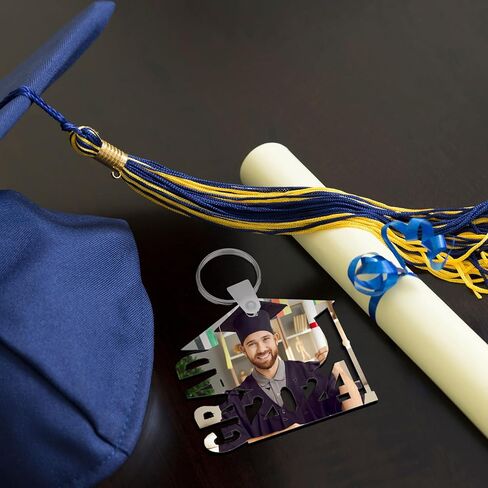 Trnayi 24 قطعة سلاسل المفاتيح التخرج التسامي فئة هدايا التخرج نقل الحرارة سلاسل المفاتيح DIY (نمط غراد 2024) in Kuwait