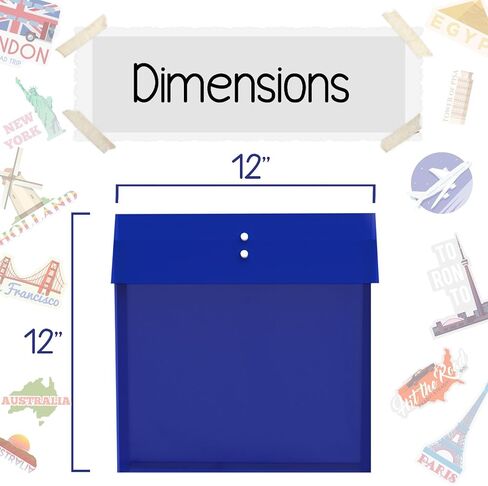 Scrapbook Paper Storage, 12x12 Paper Storage Organizer, Cardstock Organizer, Craft Organizer, Poly Acid Free Craft Keepers, 4 Colors, Snap Closure (5 Pack) in Kuwait