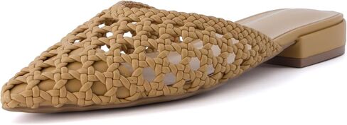 CUSHIONAIRE Women's Behold Woven Mule +Memory Foam, Wide Widths Available in Saudi Arabia