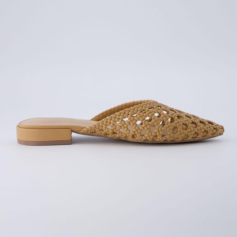 CUSHIONAIRE Women's Behold Woven Mule +Memory Foam, Wide Widths Available in Saudi Arabia