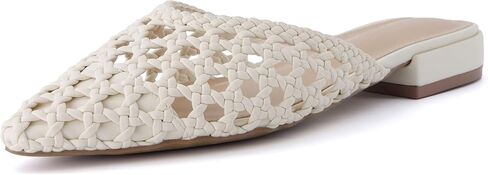 CUSHIONAIRE Women's Behold Woven Mule +Memory Foam, Wide Widths Available in Saudi Arabia