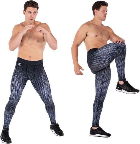 نطاق أداء Kapow Meggings - سراويل ضيقة للرجال مع جيوب لممارسة الرياضة، سراويل ضيقة للتمرين الرياضي in Kuwait