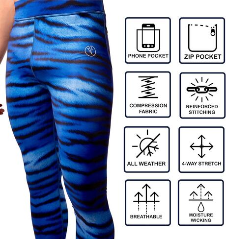 نطاق أداء Kapow Meggings - سراويل ضيقة للرجال مع جيوب لممارسة الرياضة، سراويل ضيقة للتمرين الرياضي in Kuwait