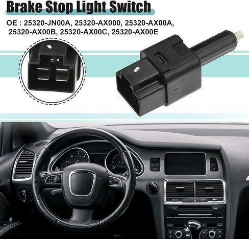 Broaug Brake Light Switch 25320-AX000 for Infiniti EX35 FX35 FX45 G35 QX56 / Nissan Altima Armada Frontier Juke NV1500 NV2500 Sentra SLS-370 in Saudi Arabia