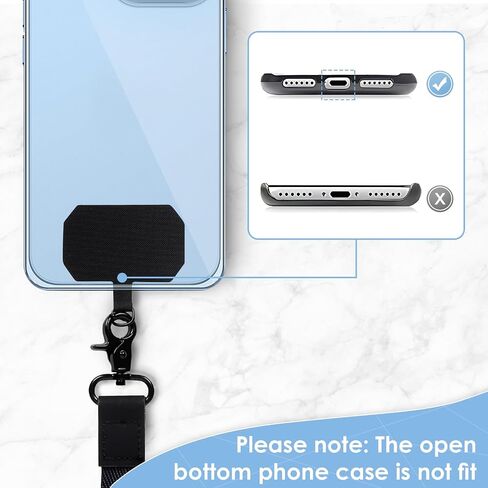 Syyflibb lanyards for id badges & Wristlet Phone Holder-Multi-Use Removable Wristlet Keychain and Neck Lanyard with,Sliding ID Badge Holder Hard Plastic Sleeve, Key Holder Lanyards with 2 keyrings in Saudi Arabia