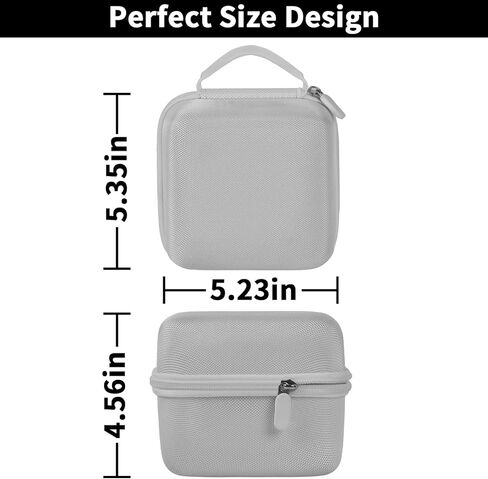 حقيبة حمل لآلة صنع الملصقات NIIMBOT B21/B1 مع أشرطة، لطابعة ملصقات الباركود الحرارية Phomemo M220/M221/M110، حامل لإعادة تعبئة الملصقات، لفة الورق والملحقات - الصندوق فقط (أسود) in Kuwait