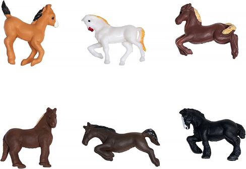 Wild Horses Bath Bombs: for Kids with 6 XL Bath Bombs with Surprise Horses Inside, USA Made, Handmade, Natural Bath Bombs, Birthday Gift idea for Kids, Spa Parties in Saudi Arabia