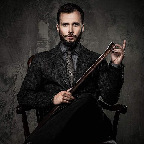 Elegant Knob Walking Stick Cane - Fashion Stylish Wooden Walking Canes Handcrafted -, 36 Inches in Kuwait