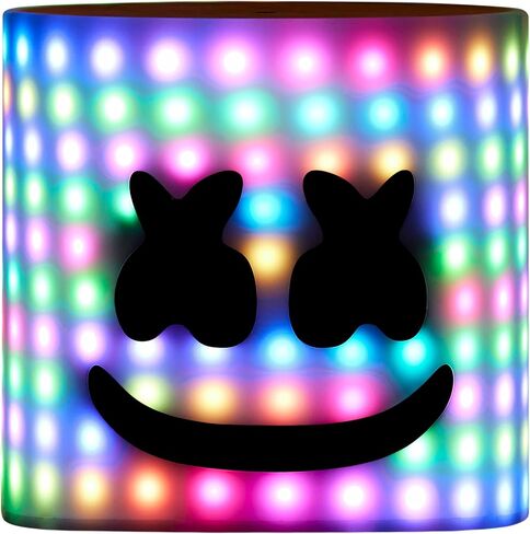 خوذة مضيئة LED للأطفال من Spirit Halloween Marshmello | مرخص رسميًا | كوسبلاي | اكسسوار مارشميلو in Saudi Arabia
