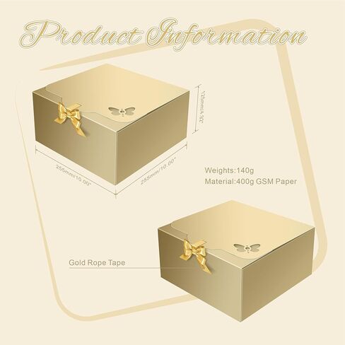 odrma Gift Boxes with Lids, 10 Pack 10x10x5 lnches Pink Gift Boxes for Gift Packaging, Bridesmaid Proposal Box, Birthday Party Favor Box, Christmas Gift Boxes, Wedding, Graduation, Holiday (Pink) in Saudi Arabia