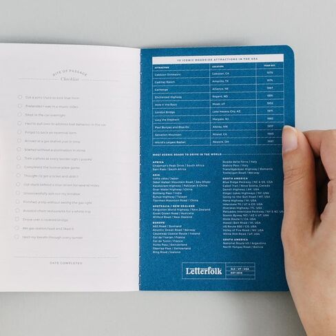 دفتر يوميات جواز السفر السحري من Letterfolk - كتاب متنزه بحجم الجيب (عرض 3.5 بوصة × 5.5 بوصة) in Kuwait