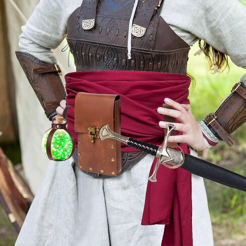 KOTORA Renaissance Costume Pirate Bandana Corset Waistband Belt Pouch Purse Skirt Hike Steampunk Medieval Halloween Sets in Saudi Arabia