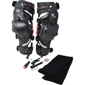 Asterisk Ultra Cell 4.1 - Advanced Knee Protector Brace for Motocross, Snowboarding, Wakeboarding, Off-Roading, Football, & More - (Pair, Large) in Saudi Arabia