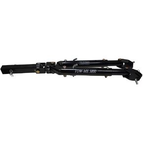 NSA RV - Tow Me 5000 Lightweight Tow Bar (5,000 lbs) - Steel/Aluminum, Manual Legs, Blue Ox Clevises, Made in USA in Saudi Arabia