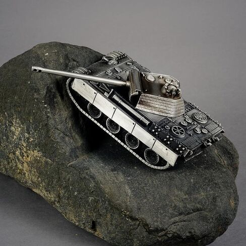 German Panther Tank All-Metal Model Military Model Furniture for Display (Silver) in Saudi Arabia