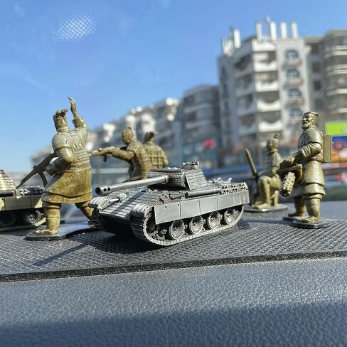 German Panther Tank All-Metal Model Military Model Furniture for Display (Silver) in Saudi Arabia
