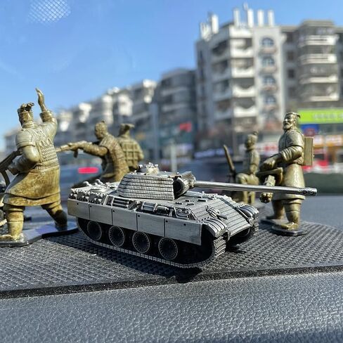 German Panther Tank All-Metal Model Military Model Furniture for Display (Silver) in Saudi Arabia