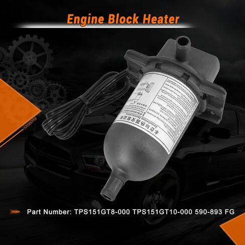 سخان كتلة المحرك TPS151GT10-000 590-893 FG - 1500 واط 120 فولت لبيركنز | عنصر Incoloy 800 شديد التحمل، منافذ 0.625 بوصة، تصنيف IP41 | استبدال مباشر من صانع المعدات الأصلية in Saudi Arabia