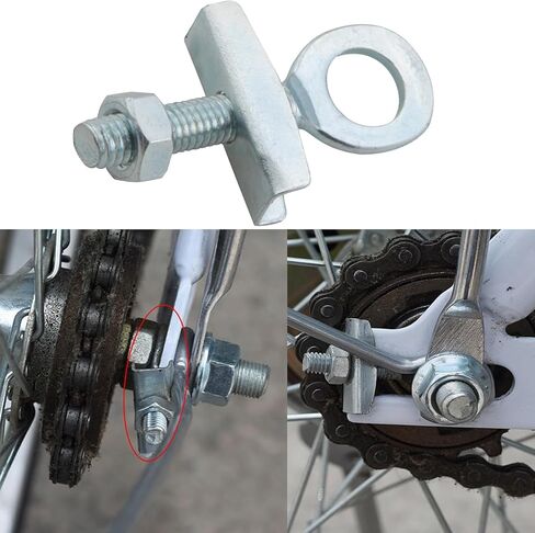 4PCS Bicycle Chain Adjuster Adjustable Metal Chain Clasp Bicycle Wheel Retaining Button Suitable for Folding Bike in Saudi Arabia