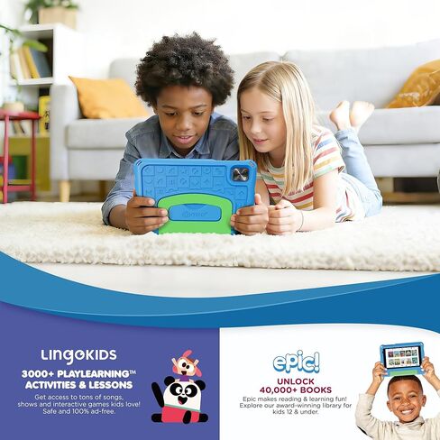 Contixo A7 Kids Tablet with 14 Apps, Lingokids & Epic, 7" HD Screen, Android 15, Parental Controls, WiFi, 3+32GB Storage, al Tablet for Kids Ages 3-12, Boys & Girls Gift, Pink in Saudi Arabia
