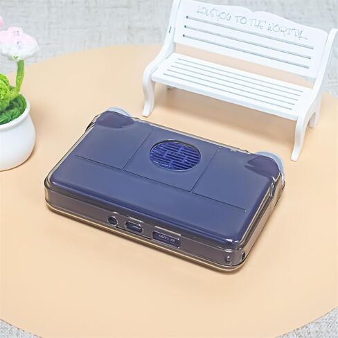 Suitable for Retroid Pocket Flip 2 Game Console TPU Protective Cover Transparent Anti-Drop Case (Transparent Gray) in Saudi Arabia
