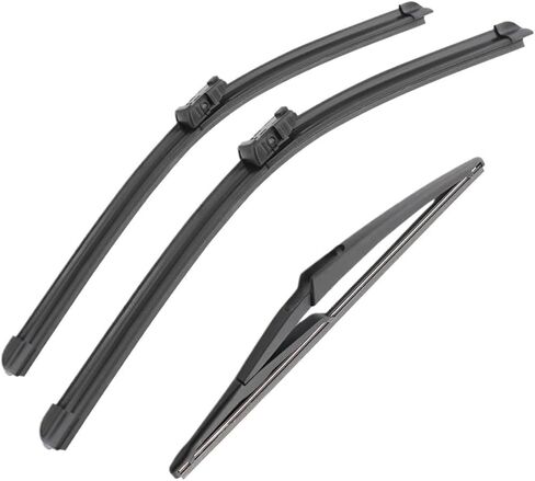 1pcs Automotive Universal J/U Hook Double Rubber Strip Wiper Blade Boneless Wiper Blade 14" 16" 18" 19" 20" 21" 22" 24" 26"(24in(600mm)) in Kuwait