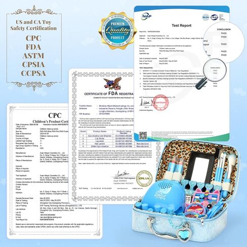 PERRYHOME Kids Makeup Kit for Girl, Unicorn Real Washable Cosmetic Set, Non-Toxic Makeup Toys, Kids Nails Set for Girls, Princess Toys & Birthday Gifts for Girls for 3 4 5 6 7 8+ Years Old (Purple) in Saudi Arabia