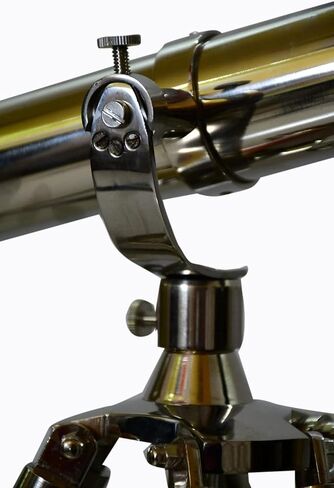 Floor Standing Brass Telescope Chrome/Nickel Finish Adjustable Tripod Telescope Navy Instrument in Saudi Arabia