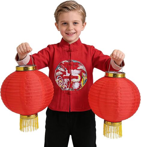 Pukdaswr Boy Tang Suit Retro كم طويل قميص السنة الصينية الجديدة الزي الملابس الصينية التقليدية للأطفال جاكيتات معطف in Saudi Arabia