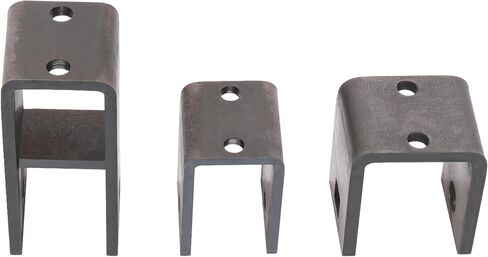 HECASA Trailer Axle Hanger Kit Compatible with Complete 2" Wide Slipper Spring Hanger kit Steel Anti-Rust Oil in Saudi Arabia