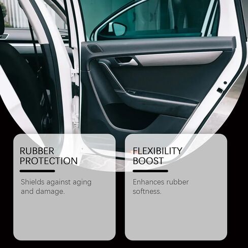 Car Rubber Seal, Noise Elimination Automotive Interior Accessories, Car Seal Trim Conditioner for Doors, Premium Material, Easy Install Feature, Auto Care Tool, Sealing Accessory for Window in Saudi Arabia