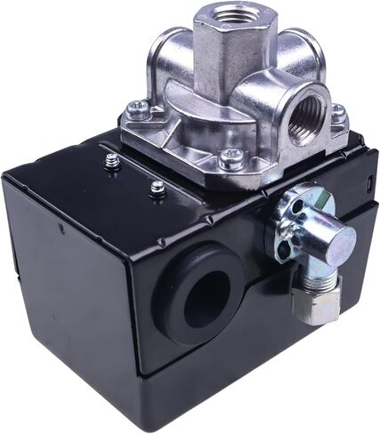 034-0096 مفتاح ضغط 4 منافذ متوافق مع ضاغط الهواء 95-125PSI جهد مزدوج 1/4 بوصة NPT in Saudi Arabia