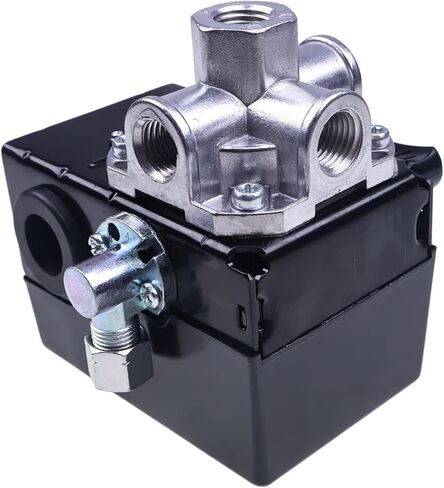 034-0096 مفتاح ضغط 4 منافذ متوافق مع ضاغط الهواء 95-125PSI جهد مزدوج 1/4 بوصة NPT in Saudi Arabia