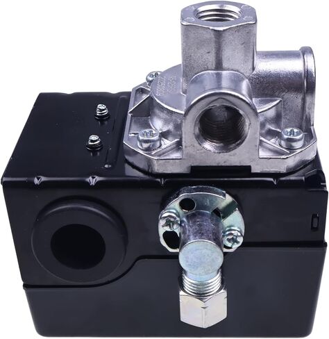 034-0096 مفتاح ضغط 4 منافذ متوافق مع ضاغط الهواء 95-125PSI جهد مزدوج 1/4 بوصة NPT in Saudi Arabia