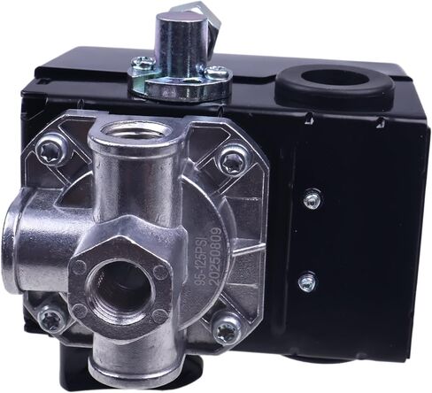 034-0096 مفتاح ضغط 4 منافذ متوافق مع ضاغط الهواء 95-125PSI جهد مزدوج 1/4 بوصة NPT in Saudi Arabia