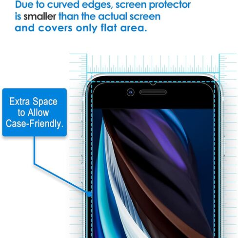 JETech Screen Protector for iPhone 14 6.1-Inch, Tempered Glass Film, 3-Pack in Kuwait