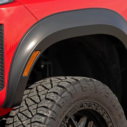 مشاعل حاجزة على طراز Rough Country Sport لسيارة Nissan Frontier (2022-2025) - مشاعل ABS متينة ثلاثية المزيج، تغطية 1.25 بوصة، تثبيت بدون حفر، تشطيب أسود مسطح محمي من الأشعة فوق البنفسجية in Kuwait