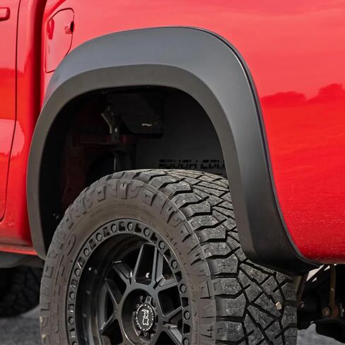 مشاعل حاجزة على طراز Rough Country Sport لسيارة Nissan Frontier (2022-2025) - مشاعل ABS متينة ثلاثية المزيج، تغطية 1.25 بوصة، تثبيت بدون حفر، تشطيب أسود مسطح محمي من الأشعة فوق البنفسجية in Kuwait