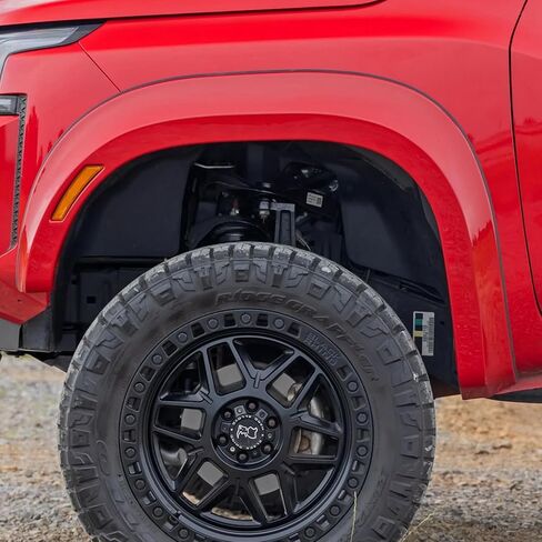 مشاعل حاجزة على طراز Rough Country Sport لسيارة Nissan Frontier (2022-2025) - مشاعل ABS متينة ثلاثية المزيج، تغطية 1.25 بوصة، تثبيت بدون حفر، تشطيب أسود مسطح محمي من الأشعة فوق البنفسجية in Kuwait