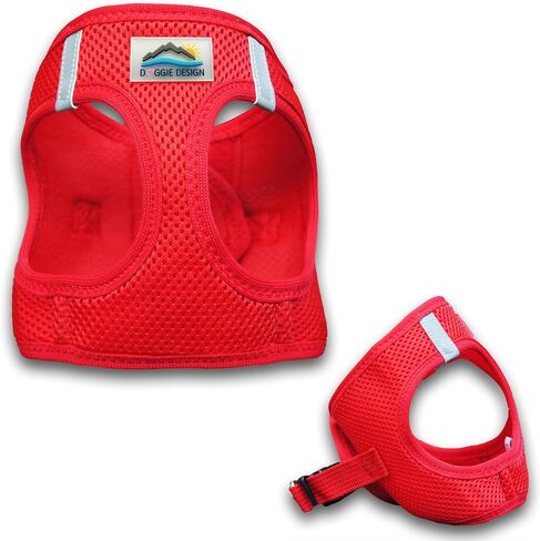 DOGGIE DESIGN Choke Free Reflective Step in Ultra Harness American River and Colors (Small, Raspberry Sundae) in Saudi Arabia