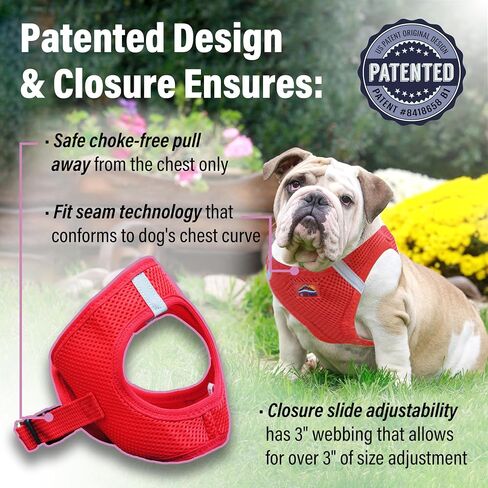 DOGGIE DESIGN Choke Free Reflective Step in Ultra Harness American River and Colors (Small, Raspberry Sundae) in Saudi Arabia