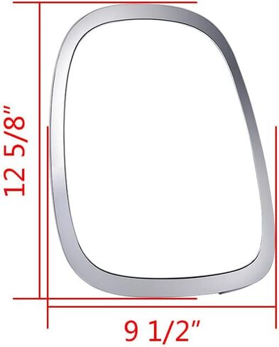 Astra Depot Left Right Taillight Trim Rings Compatible with 2014-2023 BMW Mini Cooper F55 F56 F57 Tail Lamps (Glossy Black) in Saudi Arabia