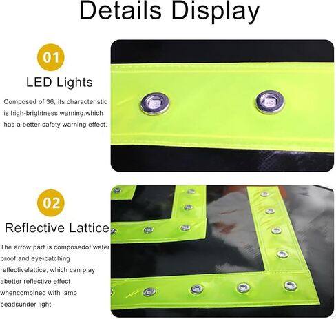 إشارات المرور LED - أسهم مرور مغناطيسية محمولة لصيانة الطرق وإشارات الطوارئ in Kuwait