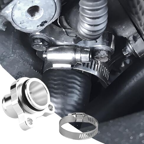 تركيب خرطوم مياه من الألومنيوم، OEM#11537541992 11537544638 استبدال تركيب خرطوم تبريد محرك السيارة مع المشابك، ملحقات إصلاح أنابيب السيارات، متوافق مع N52 N53 335i 335xi 135i in Kuwait