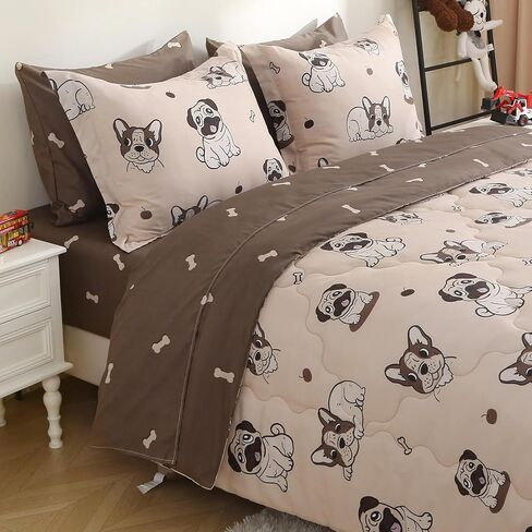 7 Piece Boys Sports Ball Comforter Bedding Set Twin Size for Teens Baseball Football Soccer Basketball Softball Bed in A Bag Comforter Set for Kids Girls All Season Bedroom Decor Colourful in Kuwait